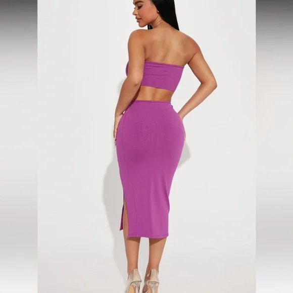 Fashion Nova Sadie Snatched Skirt Set - Picture 2 of 4